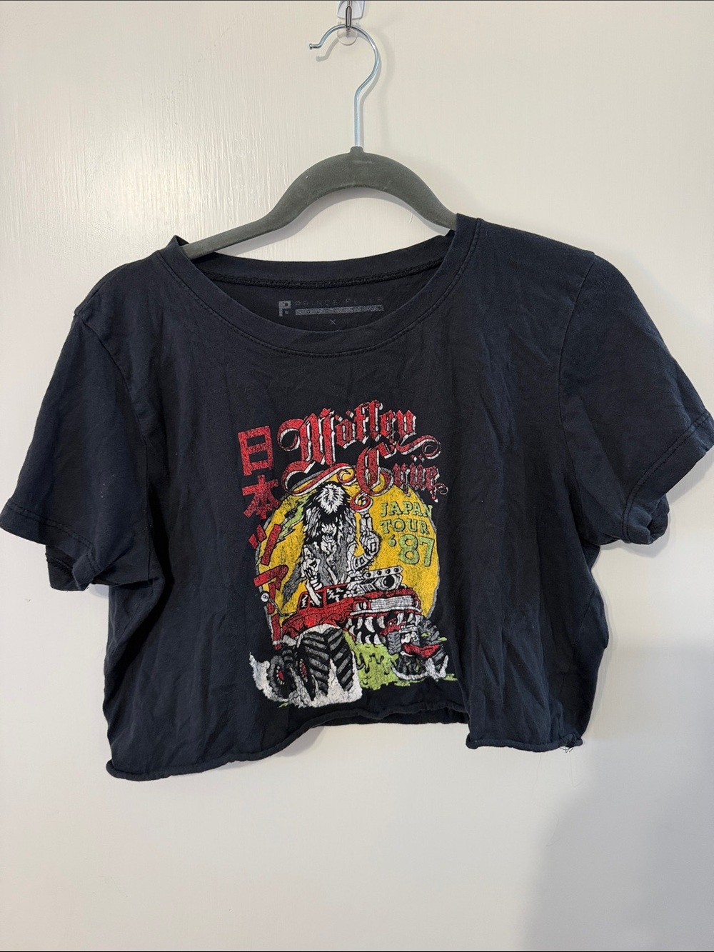 Prince Peter x Motley Crue cropped tee women’s medium